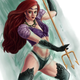 Illustration for article titled Gladiator Ariel, and other crazy designs from a nonexistent Disney Princess fighting game